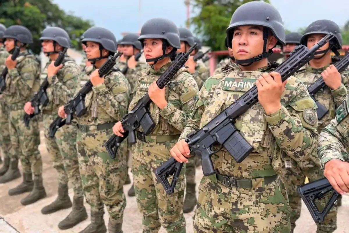 Militares de Estados Unidos desplegados en la frontera con México