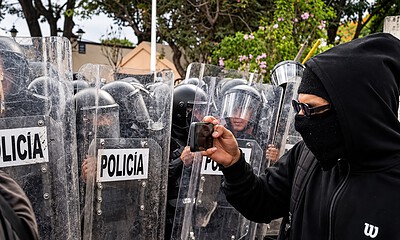 Personas liberadas tras detenciones durante protesta por agua limpia frente a Casa Jalisco