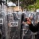 Personas liberadas tras detenciones durante protesta por agua limpia frente a Casa Jalisco