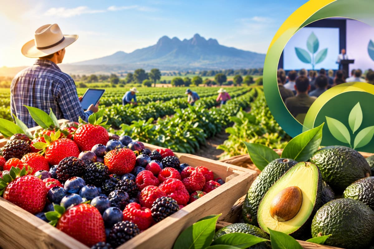 Presentación del Foro Global Agroalimentario 2026 en Jalisco, con representantes del Consejo Nacional Agropecuario y la Secretaría de Agricultura y Desarrollo Rural.