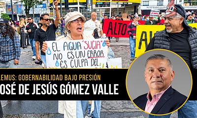 Pablo Lemus Navarro, Gobernador de Jalisco, cuya gestión enfrenta cuestionamientos sobre gobernabilidad, crisis del agua y resultados gubernamentales.