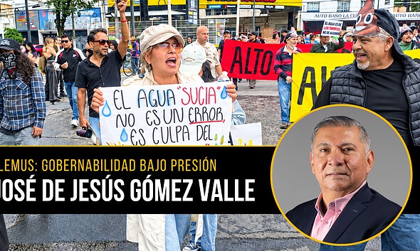 Pablo Lemus Navarro, Gobernador de Jalisco, cuya gestión enfrenta cuestionamientos sobre gobernabilidad, crisis del agua y resultados gubernamentales.