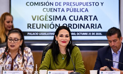 Mery Pozos, presidenta de la Comisión de Presupuesto y Cuenta Pública de la Cámara de Diputados.