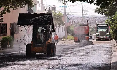 Obras de rehabilitación urbana en Guadalajara durante 2026