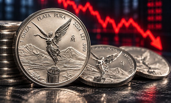Onza de plata Libertad HOY cae 46 pesos este miércoles 14 de octubre de 2026