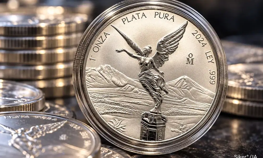 Precio de la onza de plata Libertad HOY jueves 1 de octubre de 2026