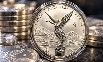 Precio de la onza de plata Libertad HOY jueves 1 de octubre de 2026