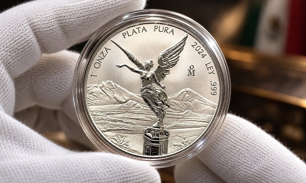 Onza de plata Libertad HOY baja seis pesos este lunes 5 de octubre de 2026