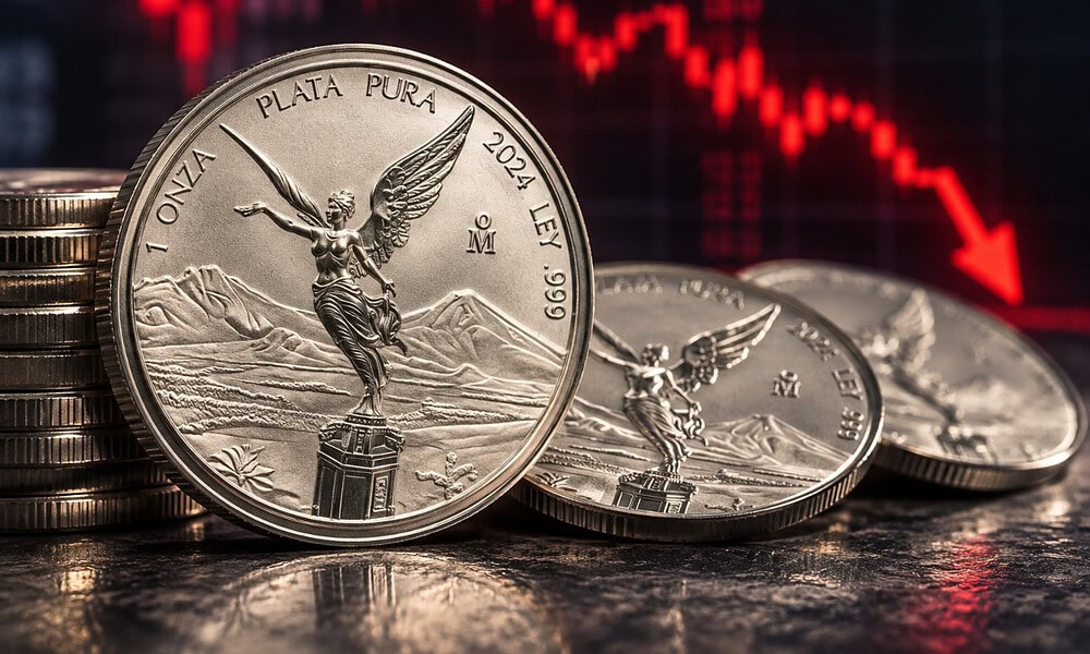 Onza de plata Libertad HOY cae 30 pesos este martes 13 de octubre de 2026