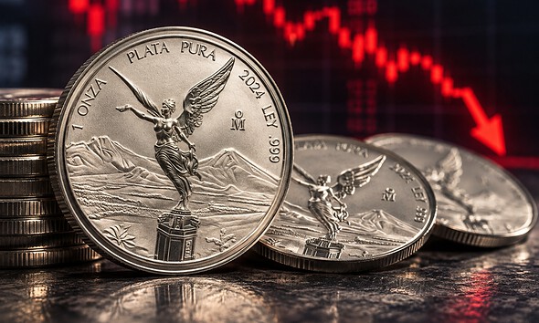 Onza de plata Libertad HOY cae 30 pesos este martes 13 de octubre de 2026