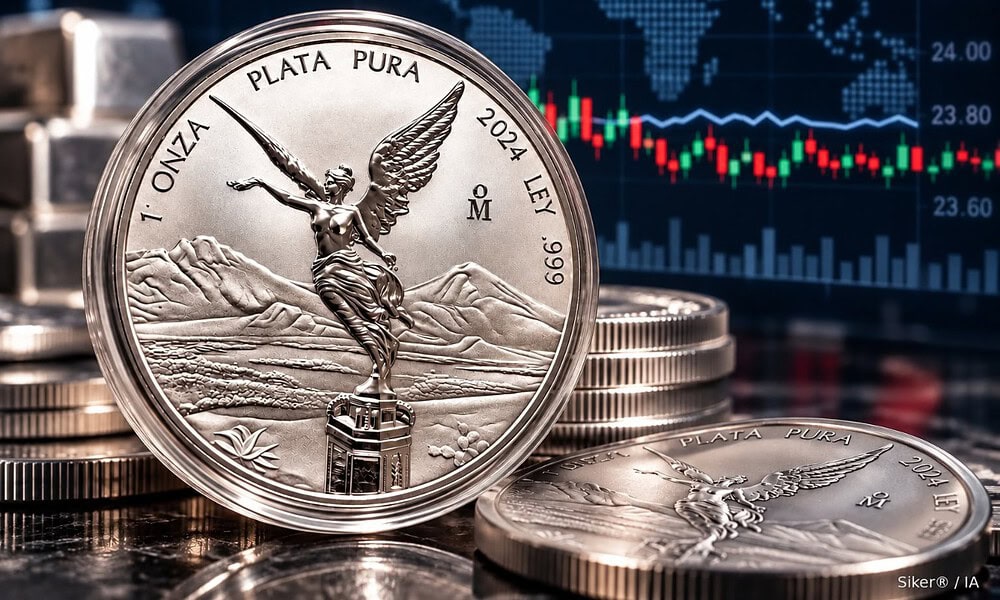 Onza de plata Libertad HOY jueves 22 de octubre de 2026