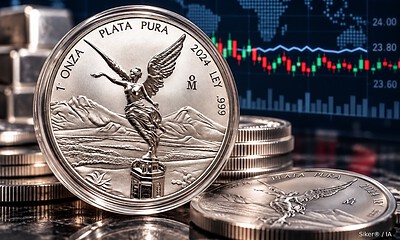 Onza de plata Libertad HOY jueves 22 de octubre de 2026