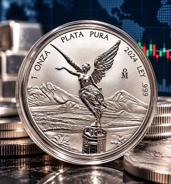 Onza de plata Libertad HOY jueves 22 de octubre de 2026