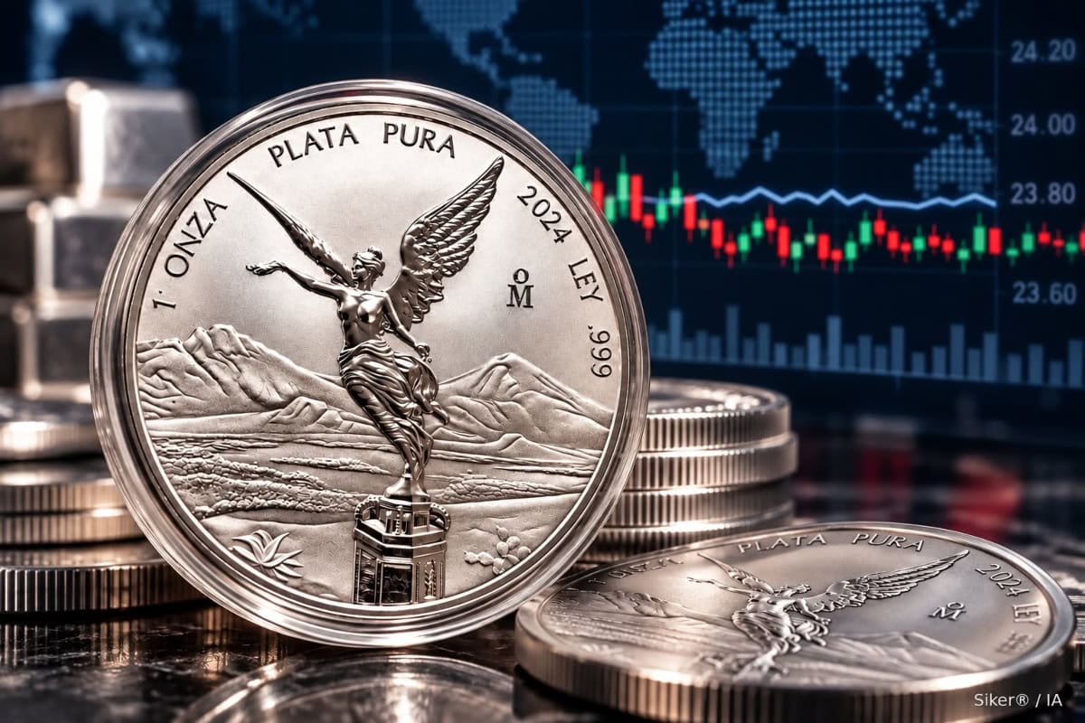 Onza de plata Libertad HOY jueves 22 de octubre de 2026