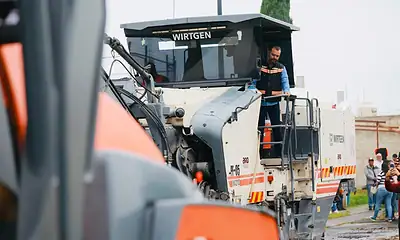 Trabajos de rehabilitación de vialidades en la Zona San Sebastián de Tlajomulco