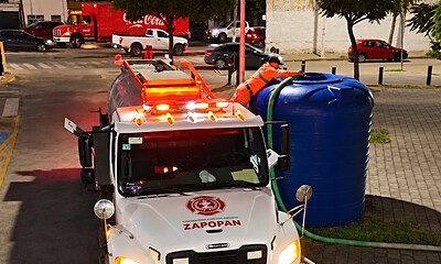 Zapopan implementará un operativo con 45 pipas y 100 cisternas comunitarias para apoyar a 211 colonias durante la rotación del servicio de agua.