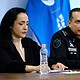 Juan Pablo Hernández, secretario de Seguridad de Jalisco, responde preguntas sobre el uso de gas lacrimógeno durante la marcha por agua limpia del 11 de octubre.