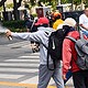 Confrontaciones y destrozos en comercios de avenida Juárez durante la Segunda Marcha por el Agua Limpia en Guadalajara, el 18 de octubre de 2026.