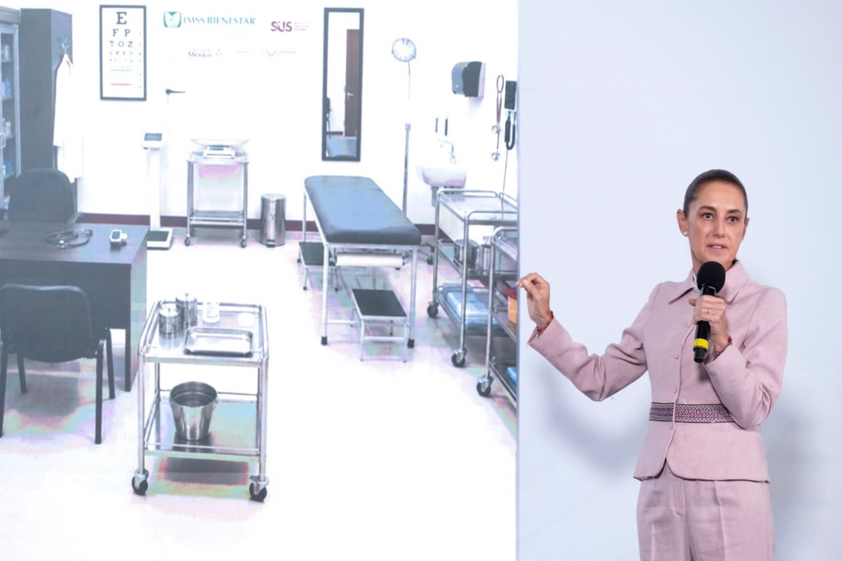 Presidenta Claudia Sheinbaum anuncia consultorios del Servicio Universal de Salud