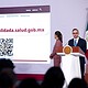 Presidenta Claudia Sheinbaum durante la presentación de resultados de la compra consolidada de medicamentos e insumos médicos.