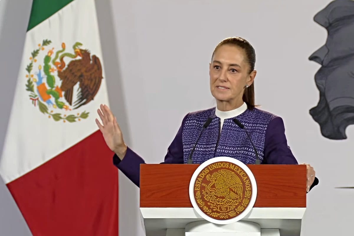 Claudia Sheinbaum pide explicaciones por actuación policial durante marcha del agua en Guadalajara.