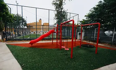 Parque Alcatraz renovado en Los Tulipanes, Tlajomulco