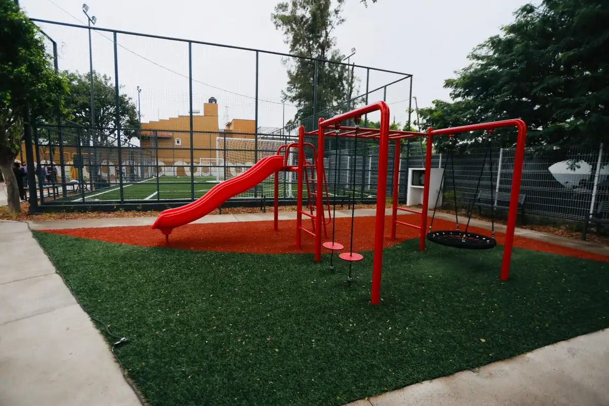 Parque Alcatraz renovado en Los Tulipanes, Tlajomulco
