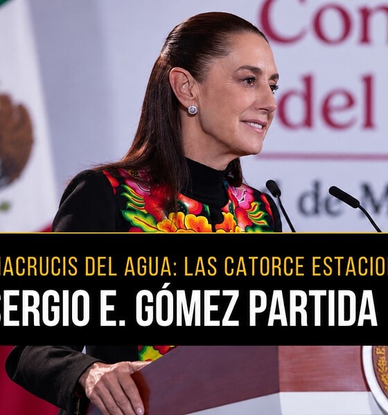 imagen ilustrativa del viacrucis del agua en Guadalajara, una crisis de contaminación, fugas y cuestionamientos al Siapa y al acueducto de Chapala.